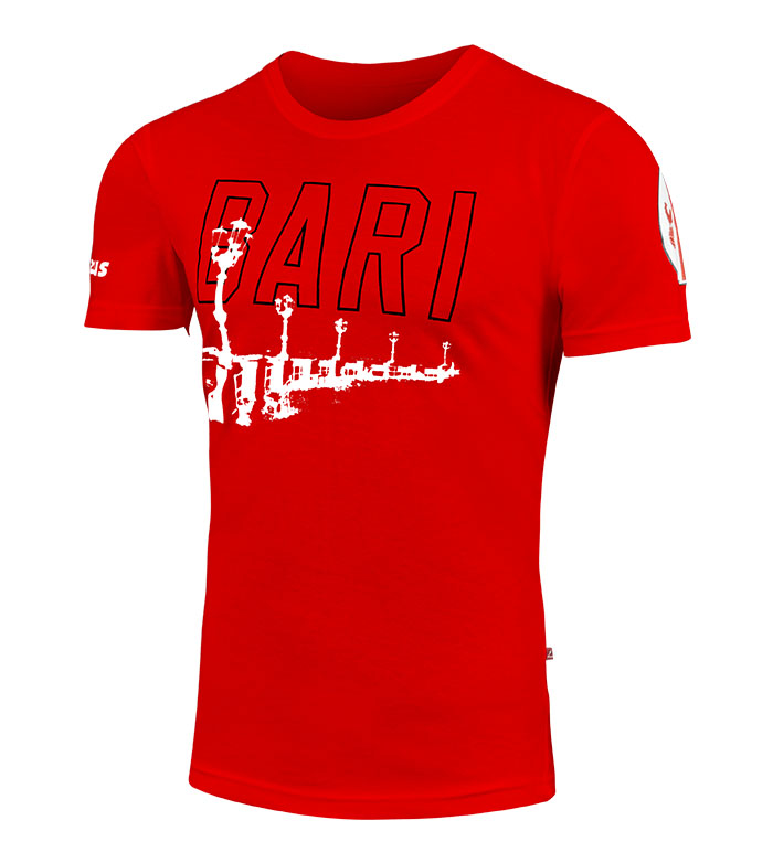 t-shirt rojo 2017/18